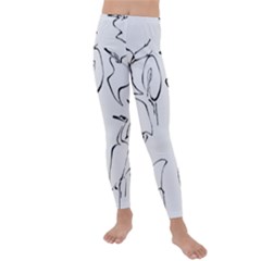 Katsushika Hokusai, Egrets From Quick Lessons In Simplified Drawing Kids  Lightweight Velour Leggings by Valentinaart