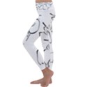 Katsushika Hokusai, Egrets from quick lessons in simplified drawing Kids  Lightweight Velour Classic Yoga Leggings View2