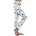 Katsushika Hokusai, Egrets from quick lessons in simplified drawing Kids  Lightweight Velour Classic Yoga Leggings View3