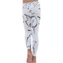 Katsushika Hokusai, Egrets from quick lessons in simplified drawing Kids  Lightweight Velour Classic Yoga Leggings View4