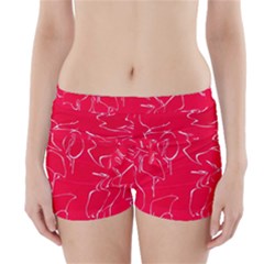 Katsushika Hokusai, Egrets From Quick Lessons In Simplified Drawing Boyleg Bikini Wrap Bottoms by Valentinaart