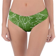 Katsushika Hokusai, Egrets From Quick Lessons In Simplified Drawing Reversible Classic Bikini Bottoms by Valentinaart