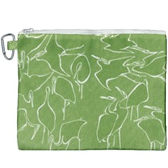 Katsushika Hokusai, Egrets From Quick Lessons In Simplified Drawing Canvas Cosmetic Bag (xxxl) by Valentinaart