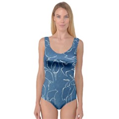 Katsushika Hokusai, Egrets From Quick Lessons In Simplified Drawing Princess Tank Leotard  by Valentinaart