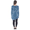 Katsushika Hokusai, Egrets from quick lessons in simplified drawing Long Sleeve Tunic  View2