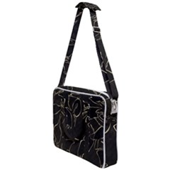 Katsushika Hokusai, Egrets From Quick Lessons In Simplified Drawing Cross Body Office Bag