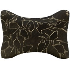 Katsushika Hokusai, Egrets From Quick Lessons In Simplified Drawing Seat Head Rest Cushion