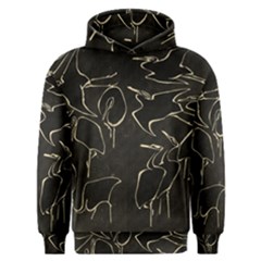 Katsushika Hokusai, Egrets From Quick Lessons In Simplified Drawing Men s Overhead Hoodie