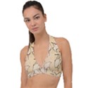 Katsushika Hokusai, Egrets from quick lessons in simplified drawing Halter Plunge Bikini Top View1