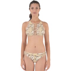 Katsushika Hokusai, Egrets From Quick Lessons In Simplified Drawing Perfectly Cut Out Bikini Set by Valentinaart