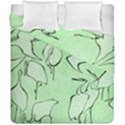 Katsushika Hokusai, Egrets from quick lessons in simplified drawing Duvet Cover Double Side (California King Size) View1