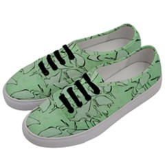 Katsushika Hokusai, Egrets From Quick Lessons In Simplified Drawing Men s Classic Low Top Sneakers by Valentinaart