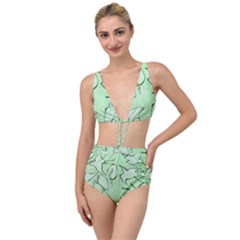 Katsushika Hokusai, Egrets From Quick Lessons In Simplified Drawing Tied Up Two Piece Swimsuit by Valentinaart