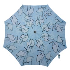 Katsushika Hokusai, Egrets From Quick Lessons In Simplified Drawing Hook Handle Umbrellas (medium) by Valentinaart