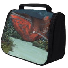 Awesome Mechanical Whale In The Deep Ocean Full Print Travel Pouch (big) by FantasyWorld7