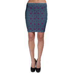 Lovely Ornate Hearts Of Love Bodycon Skirt by pepitasart