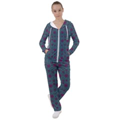 Lovely Ornate Hearts Of Love Women s Tracksuit