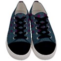 Lovely Ornate Hearts Of Love Men s Low Top Canvas Sneakers View1