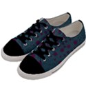 Lovely Ornate Hearts Of Love Men s Low Top Canvas Sneakers View2