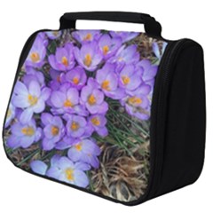 Signs Of Spring Purple Crocua Full Print Travel Pouch (big) by Riverwoman