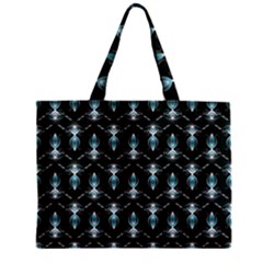 Seamless Pattern Background Black Zipper Mini Tote Bag