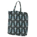 Seamless Pattern Background Black Giant Grocery Tote View1