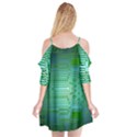 Board Conductors Circuits Cutout Spaghetti Strap Chiffon Dress View2