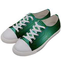 Board Conductors Circuits Women s Low Top Canvas Sneakers by HermanTelo