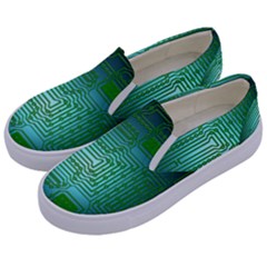 Board Conductors Circuits Kids  Canvas Slip Ons