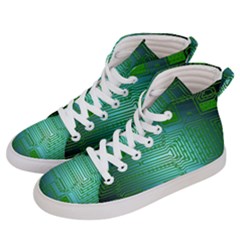 Board Conductors Circuits Men s Hi-top Skate Sneakers by HermanTelo