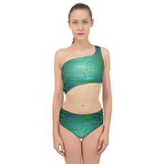 Board Conductors Circuits Spliced Up Two Piece Swimsuit by HermanTelo