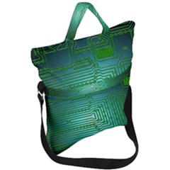 Board Conductors Circuits Fold Over Handle Tote Bag by HermanTelo