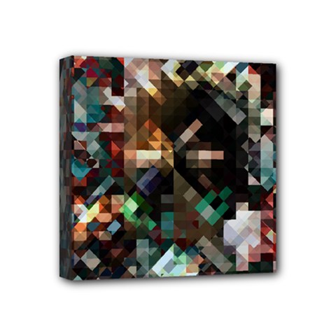 Abstract Texture Desktop Mini Canvas 4  X 4  (stretched)