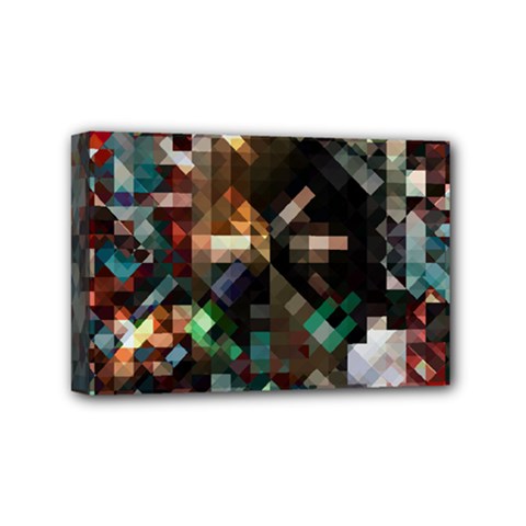 Abstract Texture Desktop Mini Canvas 6  X 4  (stretched)