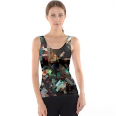 Abstract Texture Desktop Tank Top