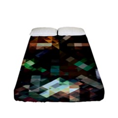 Abstract Texture Desktop Fitted Sheet (full/ Double Size)