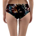 Abstract Texture Desktop Reversible Mid-Waist Bikini Bottoms View2