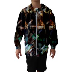 Abstract Texture Desktop Kids  Hooded Windbreaker by HermanTelo