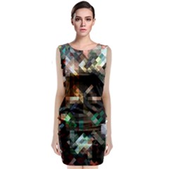 Abstract Texture Desktop Classic Sleeveless Midi Dress by HermanTelo