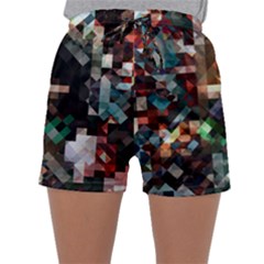 Abstract Texture Desktop Sleepwear Shorts