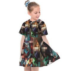 Abstract Texture Desktop Kids  Sailor Dress