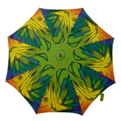 Abstract Pattern Lines Wave Hook Handle Umbrellas (small)