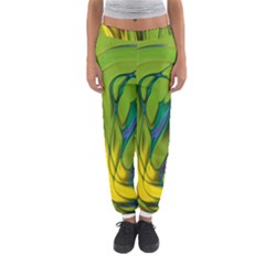 Abstract Pattern Lines Wave Women s Jogger Sweatpants