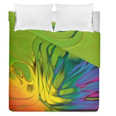 Abstract Pattern Lines Wave Duvet Cover Double Side (queen Size)