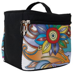 Anthropomorphic Flower Floral Plant Make Up Travel Bag (big) by HermanTelo