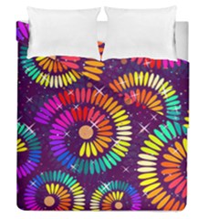 Abstract Background Spiral Colorful Duvet Cover Double Side (queen Size)