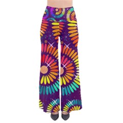 Abstract Background Spiral Colorful So Vintage Palazzo Pants