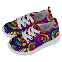 Abstract Background Spiral Colorful Kids  Lightweight Sports Shoes by HermanTelo