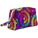 Abstract Background Spiral Colorful Wristlet Pouch Bag (Large) View1