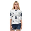 Apples Pears Continuous Quarter Sleeve Raglan Tee View1